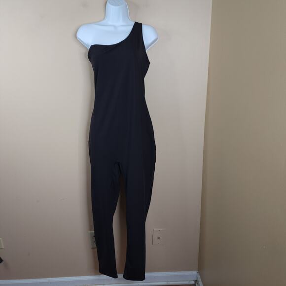 Skims All-In-One One Shoulder Bodysuit Catsuit in Onyx Size 4X - Picture 1 of 8